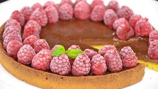 Crostata menta e cioccolato al profumo di lamponi [upl. by Ateloiv]