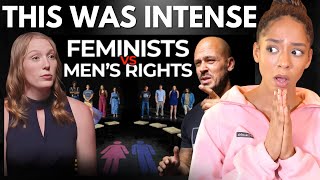 REACTION Men’s Rights Activists vs Feminists [upl. by Nylirehc324]