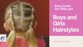 French Braid Pigtails for Short Hair  Easy Styling Tips [upl. by Gothart]