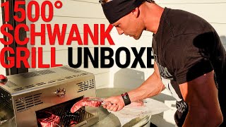 1500° Schwank Grill Unboxing amp Firing it Up [upl. by Ynohta]