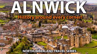 ALNWICK A Beautiful Medieval Town in England Alnwick Historic Tour Northumberland [upl. by Oicram]