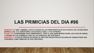 96 LAS PRIMICIAS DEL DIA [upl. by Martina]