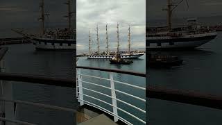 Royal Clipper Arriving In Barbados shorts starclipper [upl. by Pergrim]