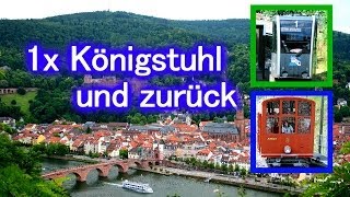 「 Heidelberger Bergbahnen  Einmal Königstuhl und zurück 」 [upl. by Soisinoid]