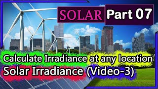 Solar Tutorial PART7  Calculate Irradiance at any location using Meteonorm Data in PVsyst [upl. by Enilekaj]