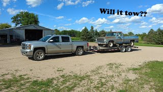 2015 Chevy Silverado 1500 Towing 1978 Chevy C20  4th of July 2024 [upl. by Twum809]