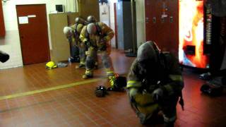 FireFighter PPE and SCBA gear drill [upl. by Nivalc]