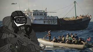 Ocean Man but youre a Navy SEAL rescuing hostages from Somali pirates [upl. by Elleynod511]