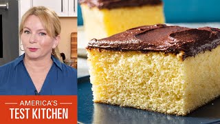 How to Make Yellow Sheet Cake with Chocolate Frosting [upl. by Ingles230]