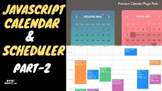 Build a Calendar using HTML CSS amp JavaScript [upl. by Bink]