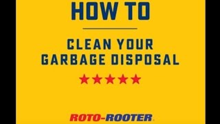 How to Clean Your Garbage Disposal  RotoRooter [upl. by Mcclain]