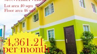 AFFORDABLE TOWNHOUSE IN TANZA CAVITE  Monterra verde [upl. by Della]