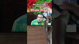 TMKOC Bhide Draw on plastic thaili shorts tmkoc bhide trending art draw plastic new [upl. by Hplodur]