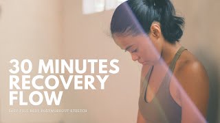 30 Minutes Yoga Recovery Flow Postworkout Full Body Stretch [upl. by Yssis]