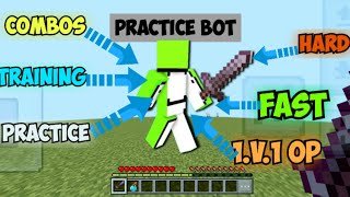 MINECRAFT PRACTICE BOT MAP II MINECRAFT POCKET EDITION II POCKET EDITION II EDITION [upl. by Anderer]