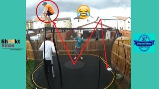 TRAMPOLINE amp SPRING LOADED FAILS October 2018 Funny Fail Compilation [upl. by Aeneas654]