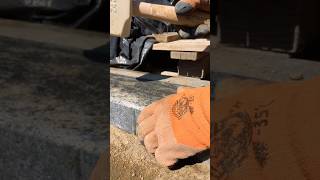 Laying largeformat paving slabs 🧱paving construction builder work concrete tiles [upl. by Bartholemy]