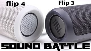 SoundBattle JBL Flip 4 vs Flip 3 The real sound comparison Binaural recording [upl. by Wyatan]