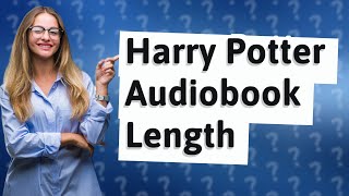 How long is Prisoner of Azkaban audio book [upl. by Engen]