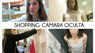 De compras con cámara oculta Zara HM y Bershka [upl. by Profant]