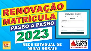 Passo a passo Inscrições 2024 rede Estadual MG [upl. by Akkin906]