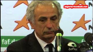 Conférence de presse de VAHID HALILHODZIC après le match Algérie 3  Benin 1 [upl. by Idnyc]