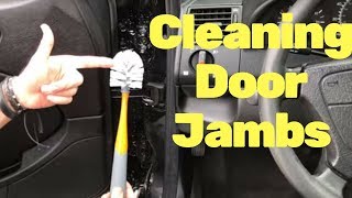 Auto Detailing Tricks Cleaning Door Jams [upl. by Umeko882]