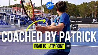 Mouratoglou Fixes My Backhand  Road To 1 ATP Point [upl. by Farley]