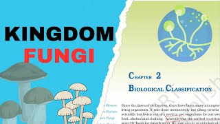 Biological ClassificationKingdom fungi in one shotNCERT [upl. by Lekcar]