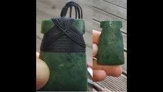 How I Bind a Pounamu Hei Toki [upl. by Terle]