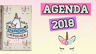 DIY AGENDA 2018 PARA IMPRIMIR GRATIS  YUDIT REYES [upl. by Eimarej839]