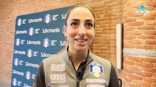 Biathlon Lisa Vittozzi e labbraccio con Tandrevold quotLo porterò sempre nel cuorequot ENG SUB [upl. by Appel]