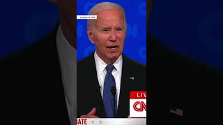 Biden appears to freeze says he ‘beat Medicare’ in opening of duel with Trump shorts [upl. by Teddie752]