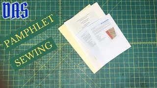 Pamphlet Sewing  Adventures in Bookbinding [upl. by Shawn]