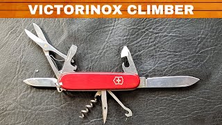 VICTORINOX CLIMBER OVERVIEW 91mm SWISS ARMY KNIFE SAKEVERYDAAY CARRY EDC [upl. by Acnairb]