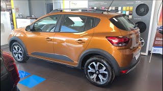 Nouvelle sandero stepway 2022 orange  Visual Review [upl. by Seebeck291]