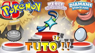 LES OBJETS  LISTES  LOCALISATIONS  MÉTHODES  OBJETS TENUS CT BAIES etc  POKEMON REMAKE [upl. by Ades]