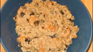 Risotto aux crevettes et champignons [upl. by Rodenhouse38]