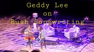 Rush Songwriting Process  Geddy Lee  Jack Black  Los Angeles 11282023 [upl. by Thurmann930]