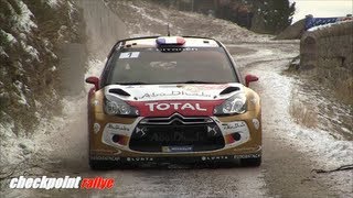 SLoeb vs SOgier WRC MONTE CARLO 2013 HD [upl. by Pallas]