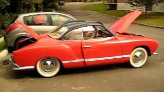 Karmann Ghia 59 coupe  KG lowlight  quick checkup [upl. by Ralyat563]