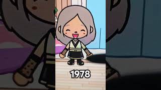 Super model girl in 2024 vs 1978 Pls watch tocaboca tocalifeworld toca tocalife [upl. by Aij]