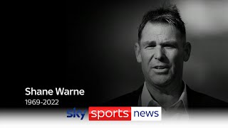 Shane Warne has died at the age of 52 [upl. by Eelrihs]