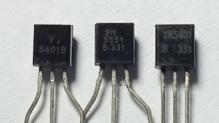 AV52N5551 2N5401 how to Tesh Transistor small [upl. by Aipotu513]