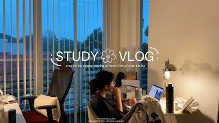 STUDY VLOG 📚 exam prep lots of notetaking and coffee [upl. by Bernarr]