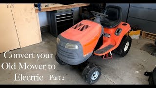 Electric Riding Lawn Mower Conversion Part 2 the electronics [upl. by Legra686]