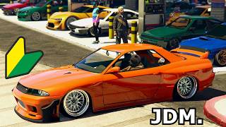 What JDM Car Meets Are Like In GTA Online [upl. by Cirde]