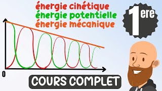 Études énergétiques en mécanique énergie cinétique mécanique  première spé physique chimie [upl. by Ylyl]