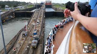 Holland America Line quotms Volendamquot Panama Canal Crossing Part 1 December 23rd 2022 [upl. by Kati]