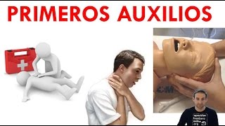 PRIMEROS AUXILIOS  ASFIXIA  CONTROL DE LA VIAS AEREAS [upl. by Folberth]